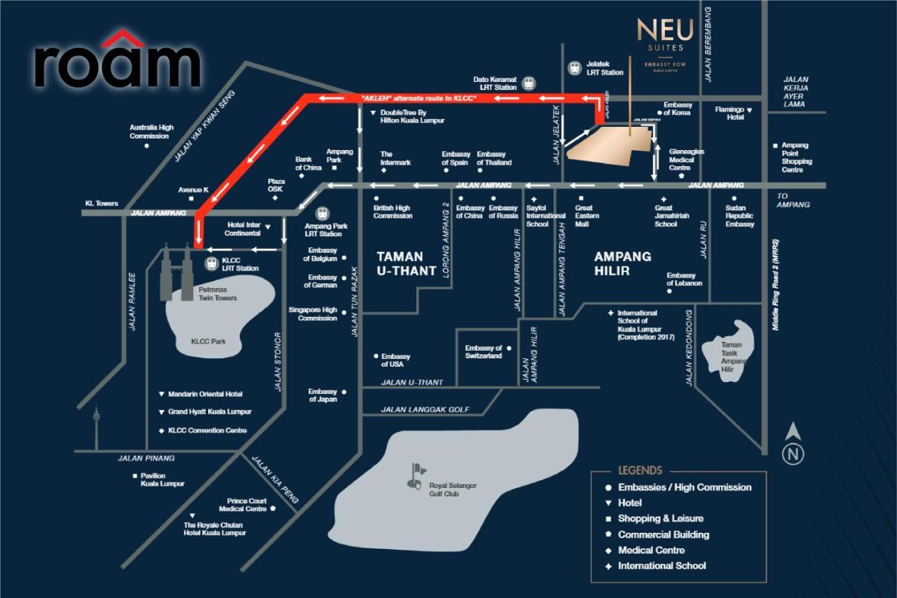 Neu Suites Residence, Embassy Row Kuala Lumpur Exterior foto
